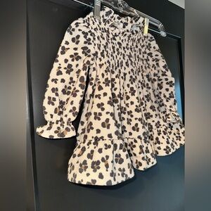 Leopard Floral Print Dress
